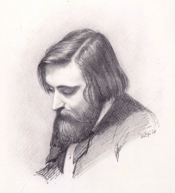 Arthur Hughes portrait  Imprimer